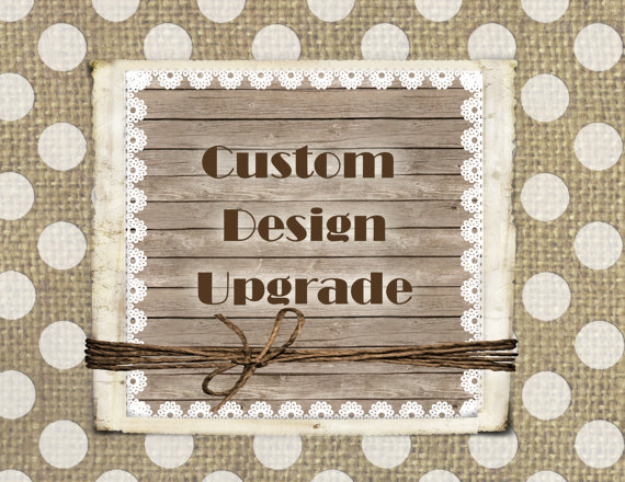 Hochzeit - Custom Design Upgrade