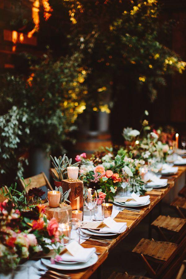 Hochzeit - Brooklyn Wedding With Breathtaking Floral Design