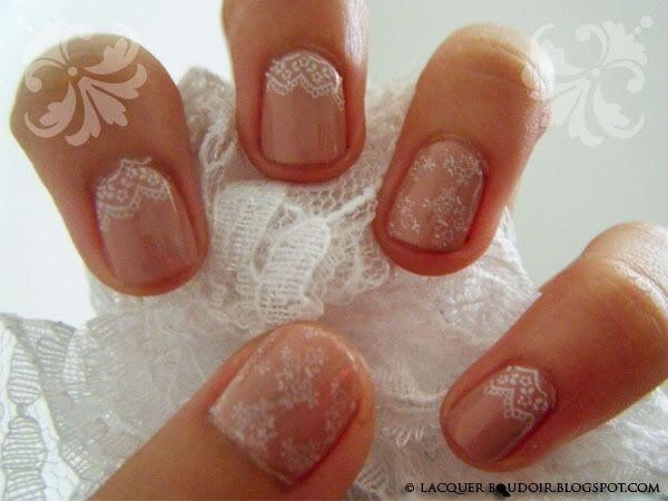 Hochzeit - Lacquer Boudoir: Nail Art: Pretty Lace