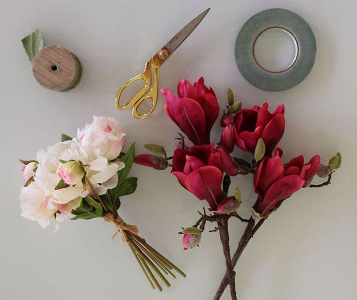 Mariage - Magnolia & Peony Bouquet 