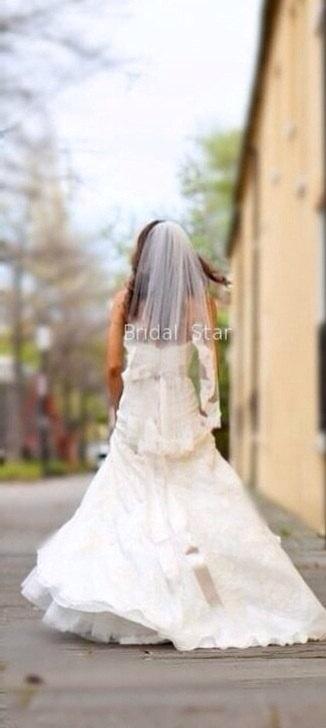 زفاف - Lace ivory veil lace bridal veil lace veils