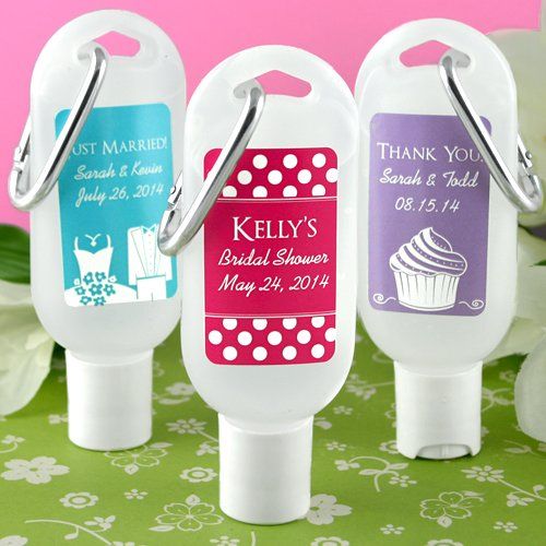 Mariage - Wedding Silhouette Personalized Hand Sanitizer