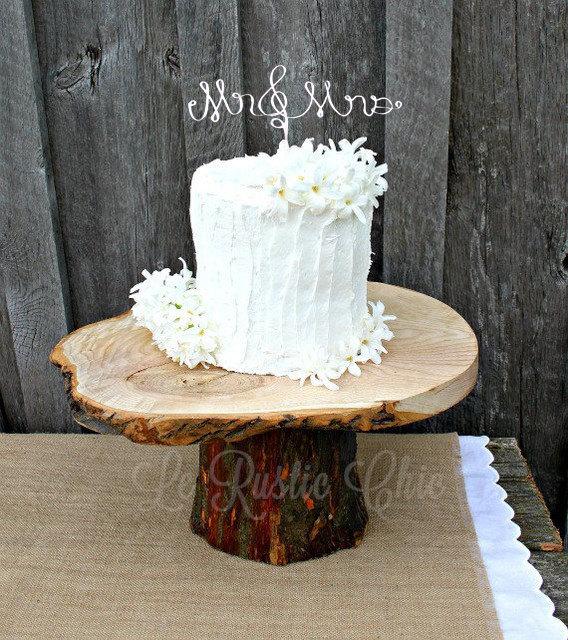 Wedding - Wedding Cake Topper - Wire Cake Topper - Mr and Mrs Cake Topper - Personalized Cake Topper - Rustic Cake Topper - Name Cake Topper