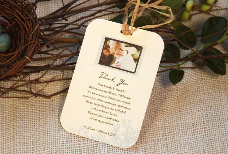 Mariage - 3.5x5 Beach Starfish Thank You Tags: Get Started Deposit Or DIY