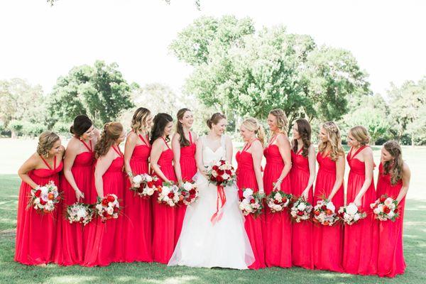 Hochzeit - Bold Red Wedding By Amalie Orrange - Southern Weddings