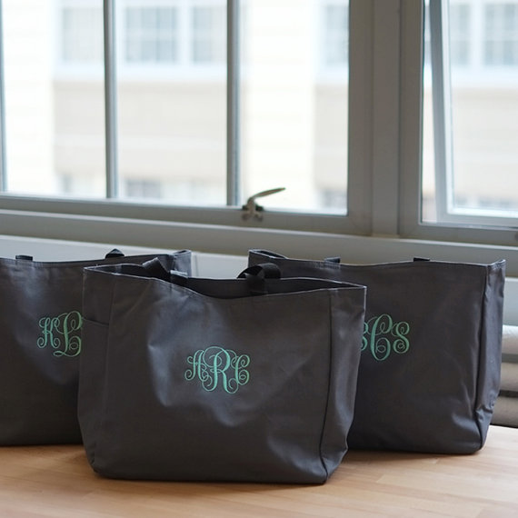 زفاف - Tote Bag, Personalized Tote Bag, Bridesmaid Gift, Personalized Bag, Monogram, Wedding Party, Gift, Shopping Bag, Purse, Personalized Gifts