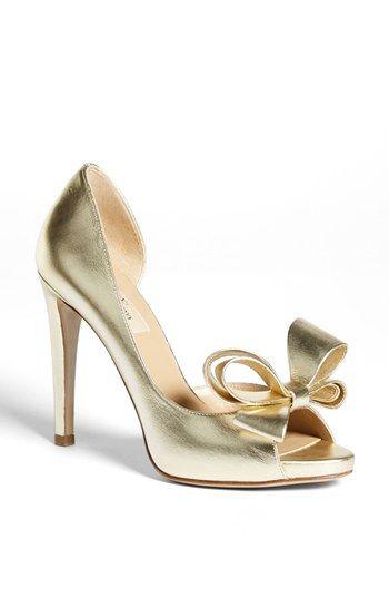 Hochzeit - Women's Valentino 'Couture Bow' D'Orsay Pump, 4" Heel