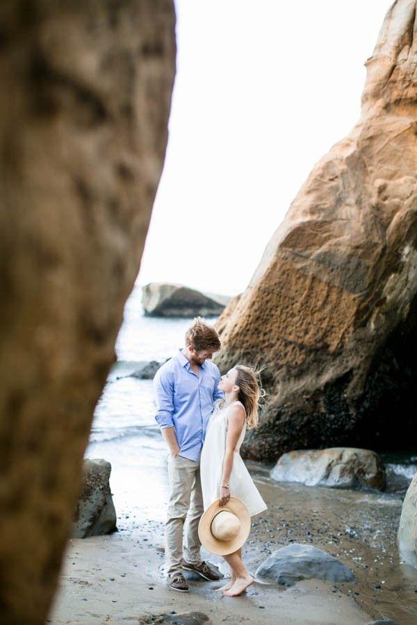 Wedding - Sunny Beach Engagement At Cape Kiwanda 