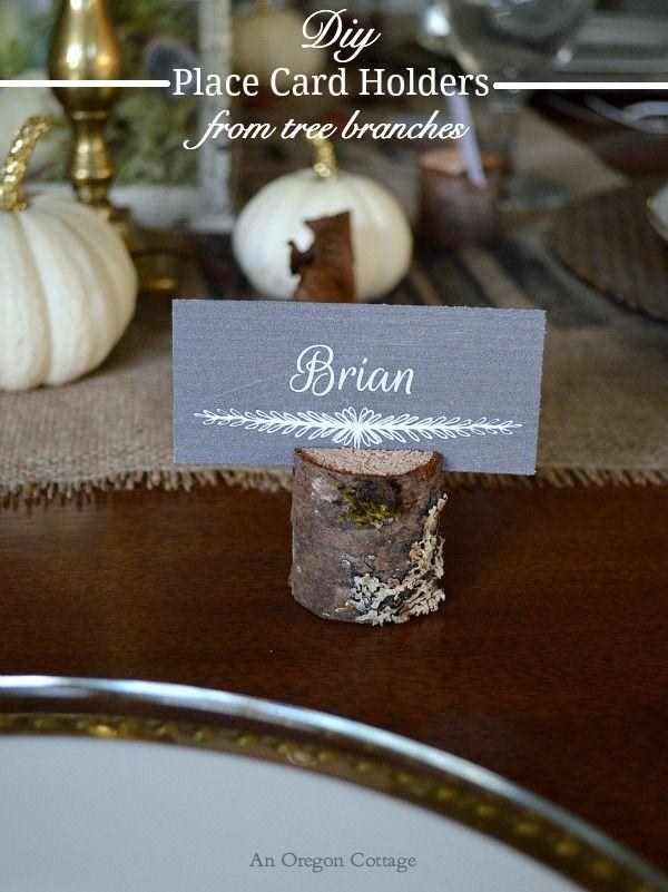Hochzeit - DIY Wood Place Card Holders With Mrs. Meyer’s Clean Day®