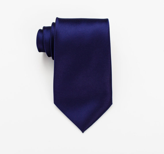 Mariage - Midnight Blue Skinny Tie. Navy Skinny Tie. Solid Skinny Tie. Mens Solid Tie. Wedding. Groomsmen. Skinny Wedding Tie. Skinny Groomsmen Tie.