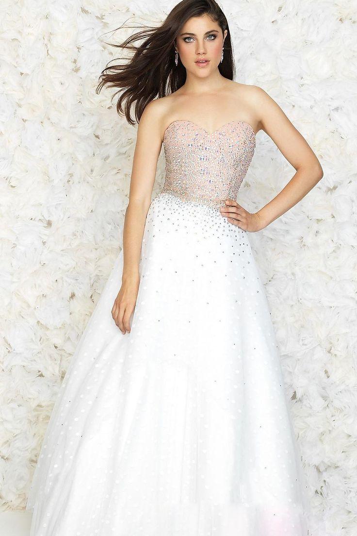 Wedding - Tulle Long Sweetheart A-line White