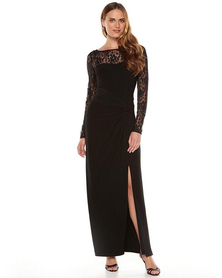 Mariage - Chaps Mixed-Media Evening Gown - Women's