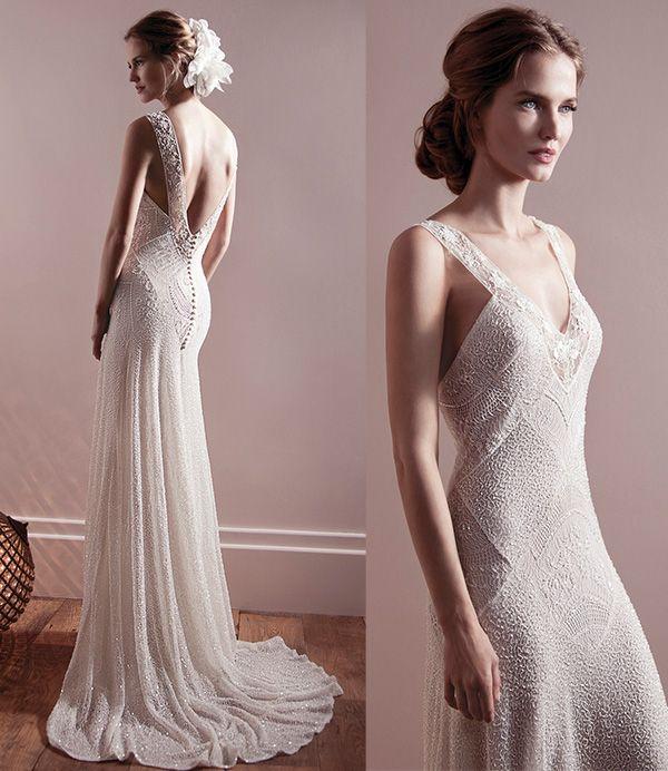 Mariage - Modern Brides – Top Dramatic And Intricate Back Designs Of Wedding Dresses 2013