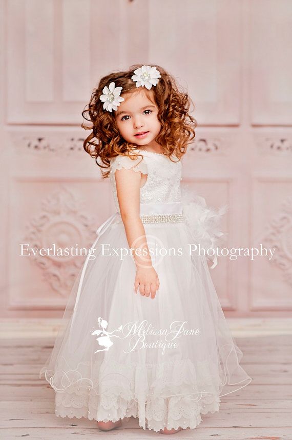 Свадьба - Pure Sweet Angelic Flower Girl Dress