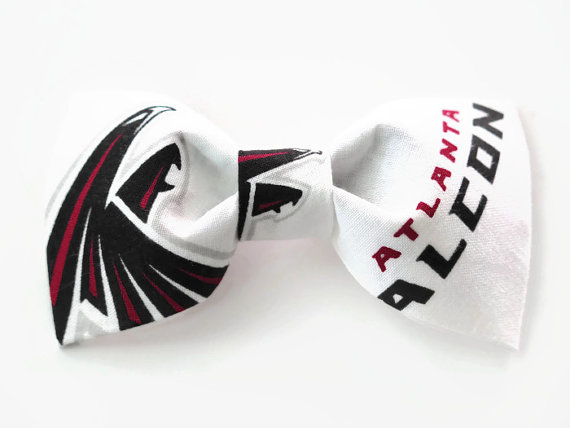 Mariage - Boys Bow Tie Made With NFL Atlanta Falcons Fabric, Toddler Bow Tie on Alligator Clip, Football Bow Tie, Ring Bearer Bow Tie, Ready to Ship