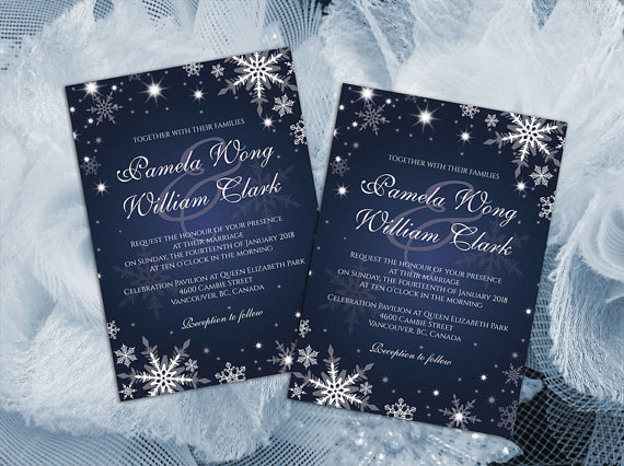 Hochzeit - DIY Printable Wedding Invitation Card Template 