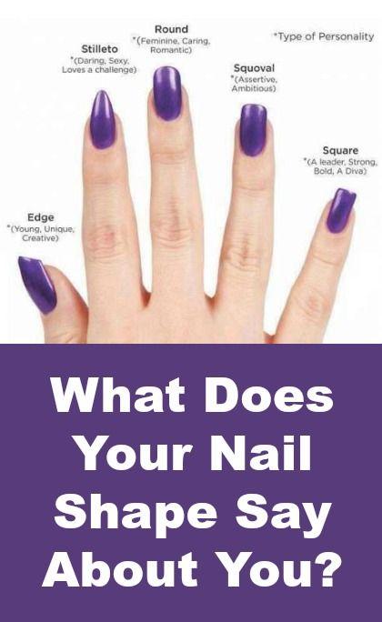 Hochzeit - What Does Your Nail Shape Say About You?