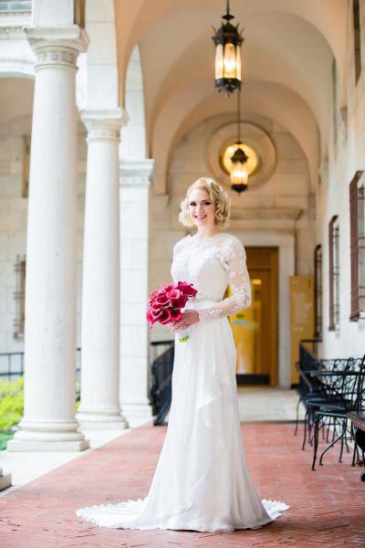 زفاف - Elegant Fall Wedding At The Boston Public Library