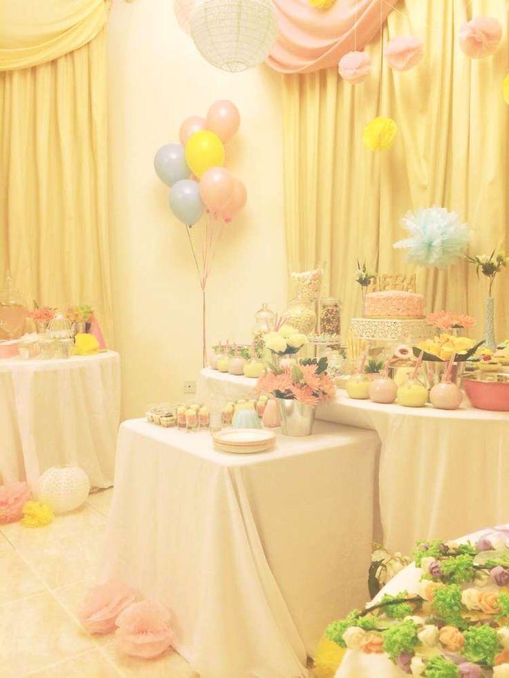 Hochzeit - Pastels/Floral Bridal/Wedding Shower Party Ideas