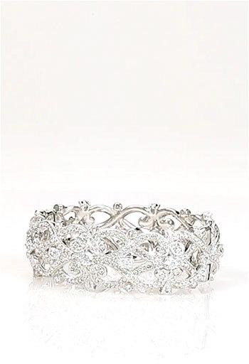 زفاف - Nadri 'Celtic Knot' Crystal Bangle