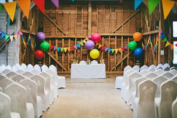 Wedding - Wedding Ideas By Color: Rainbow