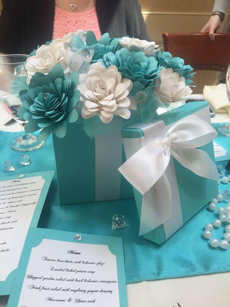 Hochzeit - Tiffany Themed Bridal/Wedding Shower Party Ideas