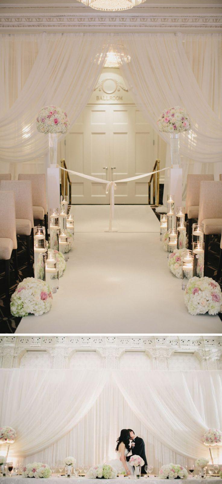 Hochzeit - 7 Ways To Transform A Wedding Space And Add A Touch Of Luxury