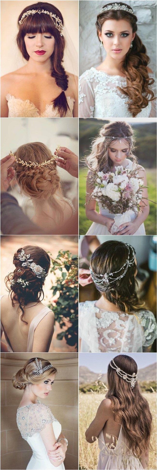 Свадьба - 25 Amazing Wedding Hairstyles With Headpiece