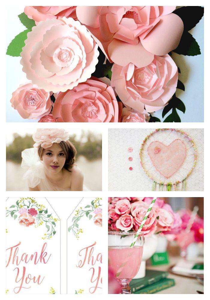 Mariage - Pink And Green
