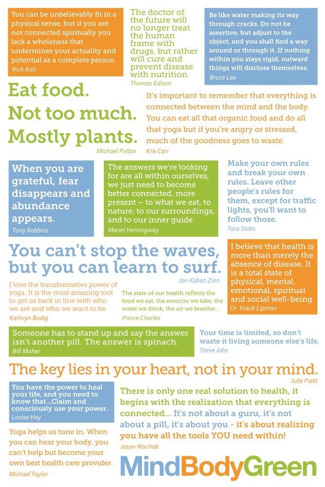 Mariage - The MindBodyGreen Mural: Some Of My Favorite Quotes