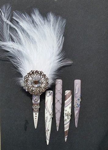 زفاف - Extreme Bridal Competition Piece  By CrystalNailsAsh From Nail Art Gallery