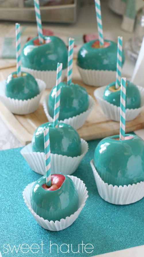Mariage - Tiffany Blue Candy Apples - SWEET HAUTE