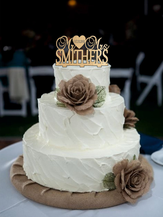 زفاف - Personalized Mr and Mrs Custom Wedding Cake Topper with your last name and event day - Monogram Wedding Cake Topper - Mr and Mrs Cake Topper