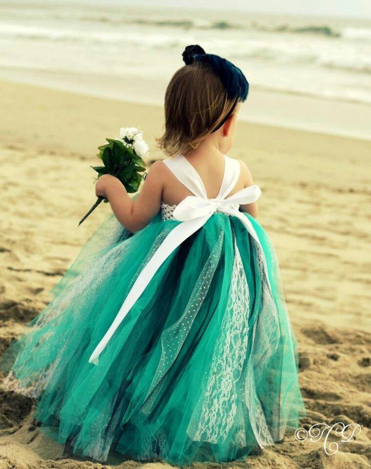 Свадьба - Custom Order For PIna Two Flower Girl Dresses