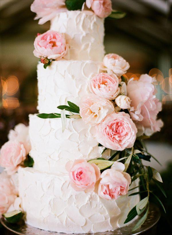 زفاف - Wedding Trend: 20 Fabulous Wedding Cakes With Floral For 2015/2016