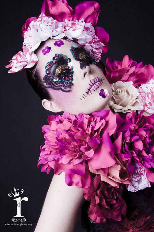 Hochzeit - 15 Examples Of Dia De Los Muertos Make-up Art