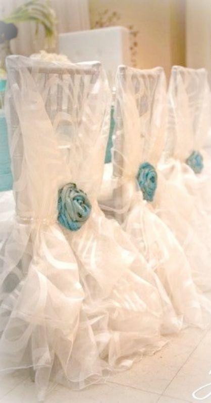 Wedding - Bridal Party Chairs In Chiffon