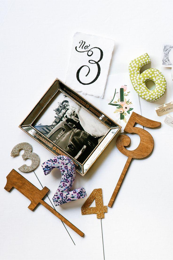 Wedding - Great Outdoors Table Numbers