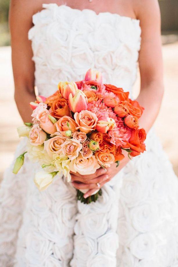 Mariage - Coral And Yellow Wedding Ideas