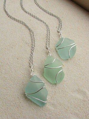 Mariage - Boston Sea Glass: Sea Glass Wedding Jewelry