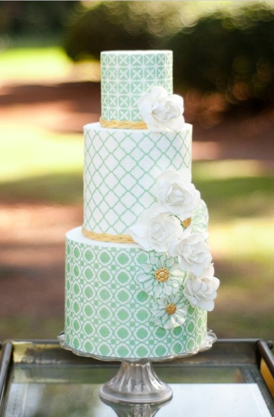 Mariage - Wedding Colors: Mint And Gold