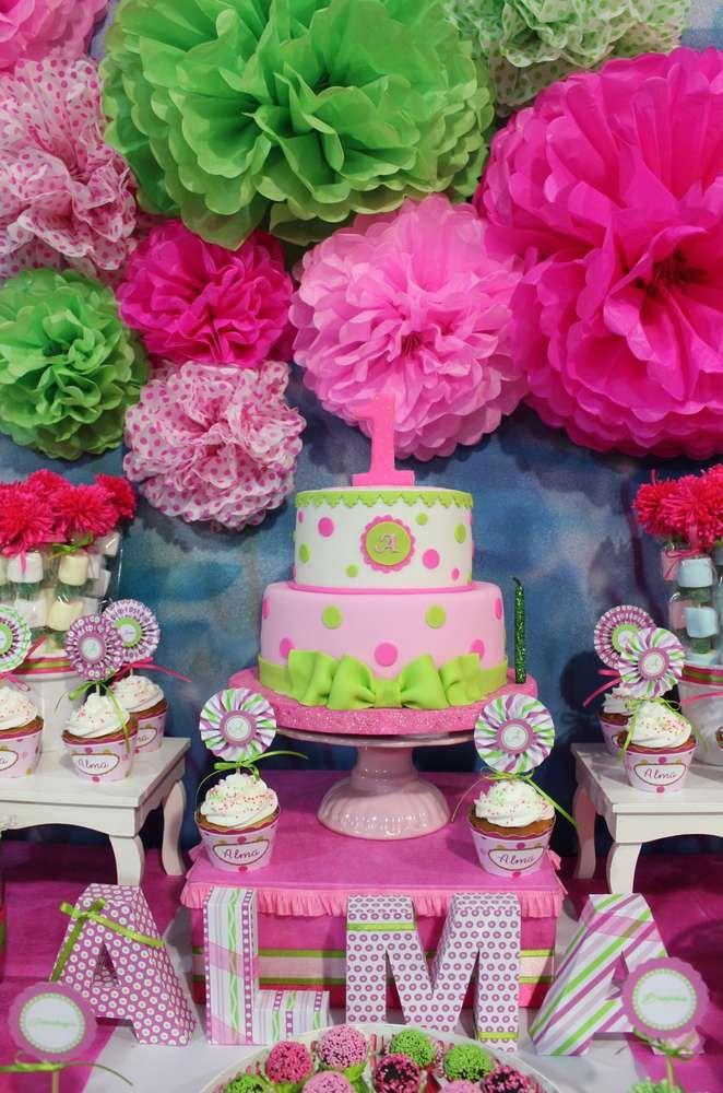 Mariage - Pink Baptism Party Ideas