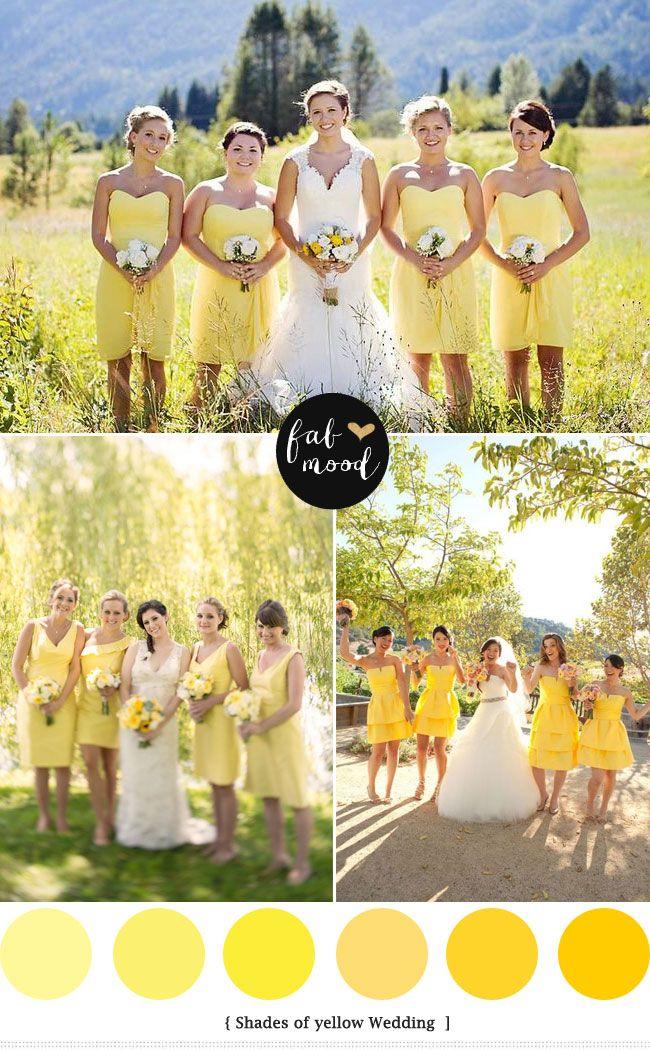 زفاف - Yellow Green Wedding Colors