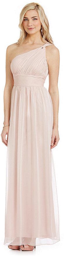 Mariage - Adrianna Papell One-Shoulder Chiffon Gown