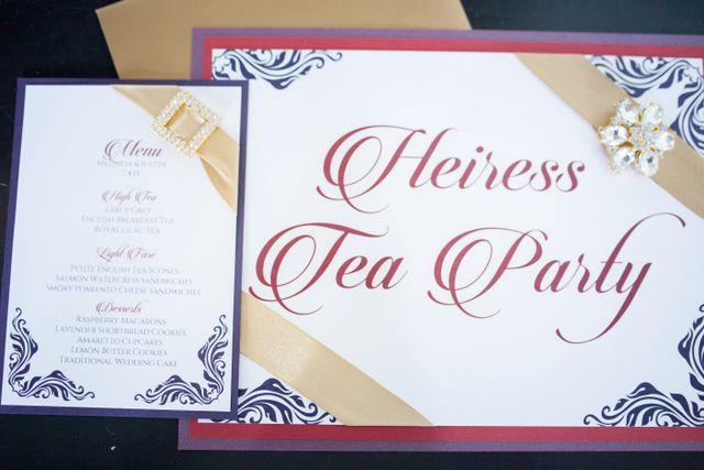 Mariage - Heiress Tea Party Styled Shoot!