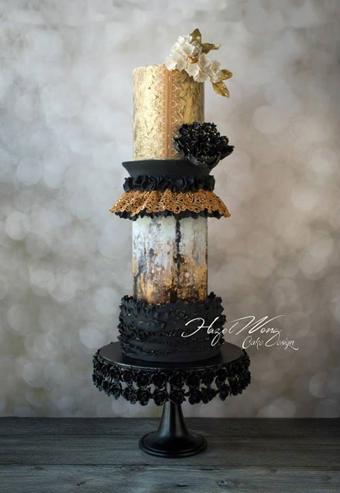 Свадьба - American Cake Decorating Sep-Oct 2015 - Hazel Wong Cake Design