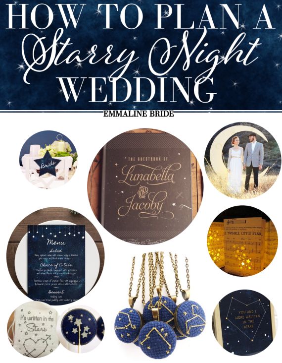 Mariage - 30 Ideas That Will Make Starry Night Weddings Your Favorite