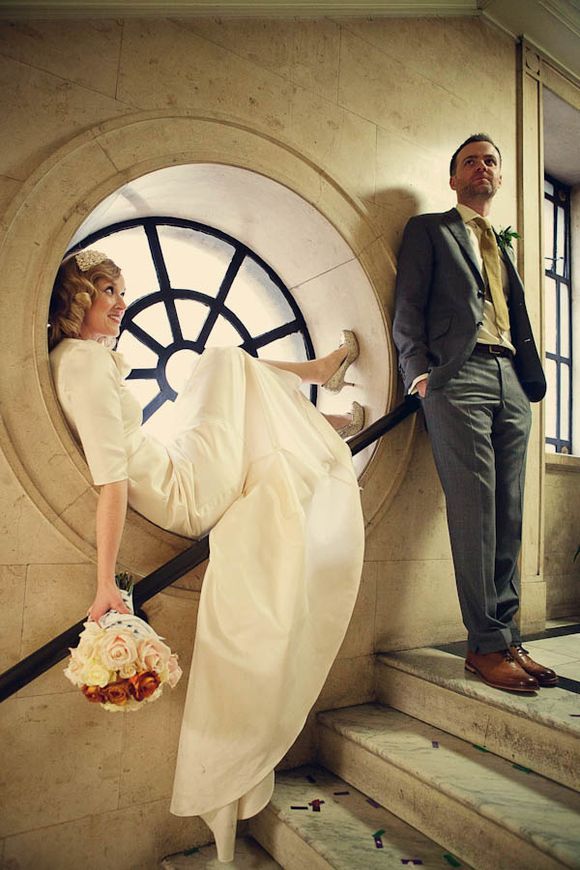 زفاف - A Fun And Elegant 1930s, Art Deco Inspired London Wedding…