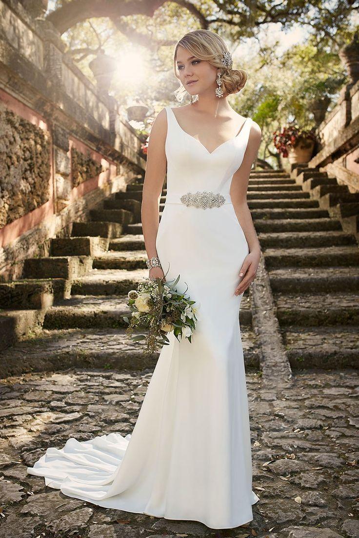 Wedding - Modern Classic Wedding Dress By Essense Of Australia