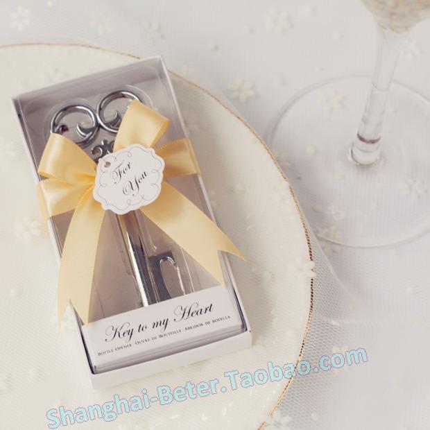 Mariage - Acheter Livraison gratuite 100 boîte de boîte blanche clé ouvre bouteille de faveur de mariage WJ095 de alimentaire faveur fiable fournisseurs sur Shanghai Beter Gifts Co., Ltd.